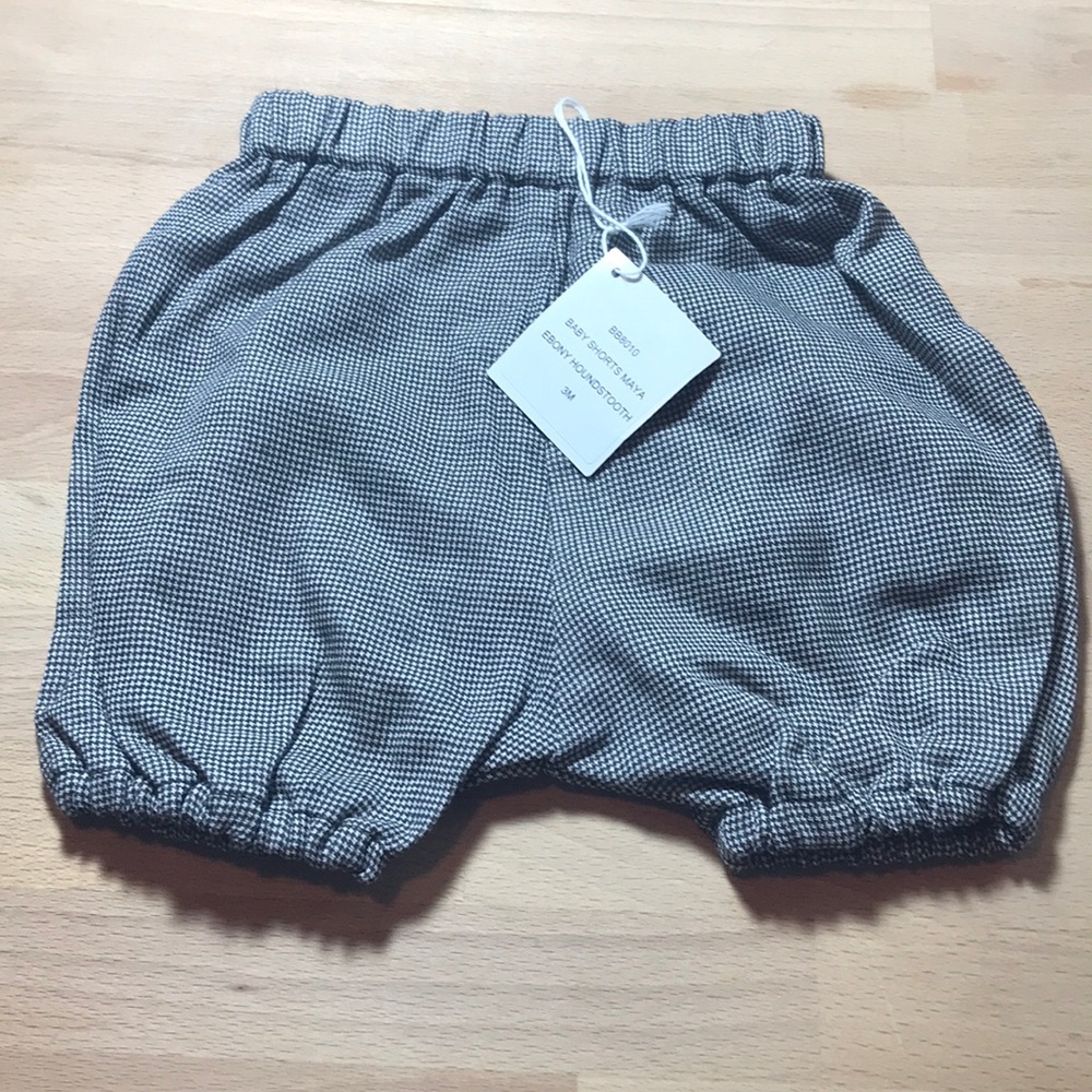 Anais & I Houndstooth Baby Shorts NWT